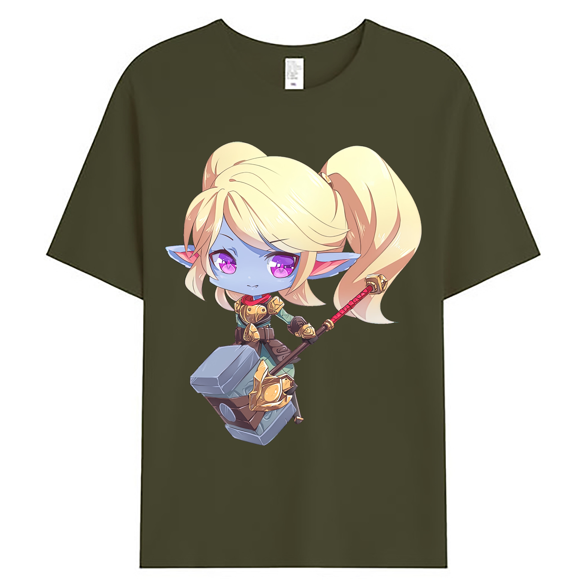 （画像用） リーグ・オブ・レジェンド League of Legends LOL 綿100％ メンズ半袖Tシャツ｜肌触りやわらか＆通気性